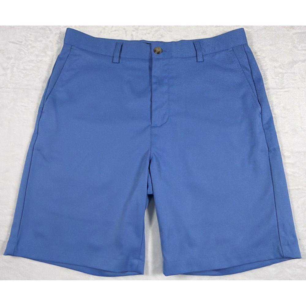 Vineyard Vines Links Shorts Men's 33 Blue 9" Inseam Golf Chino Shorts
